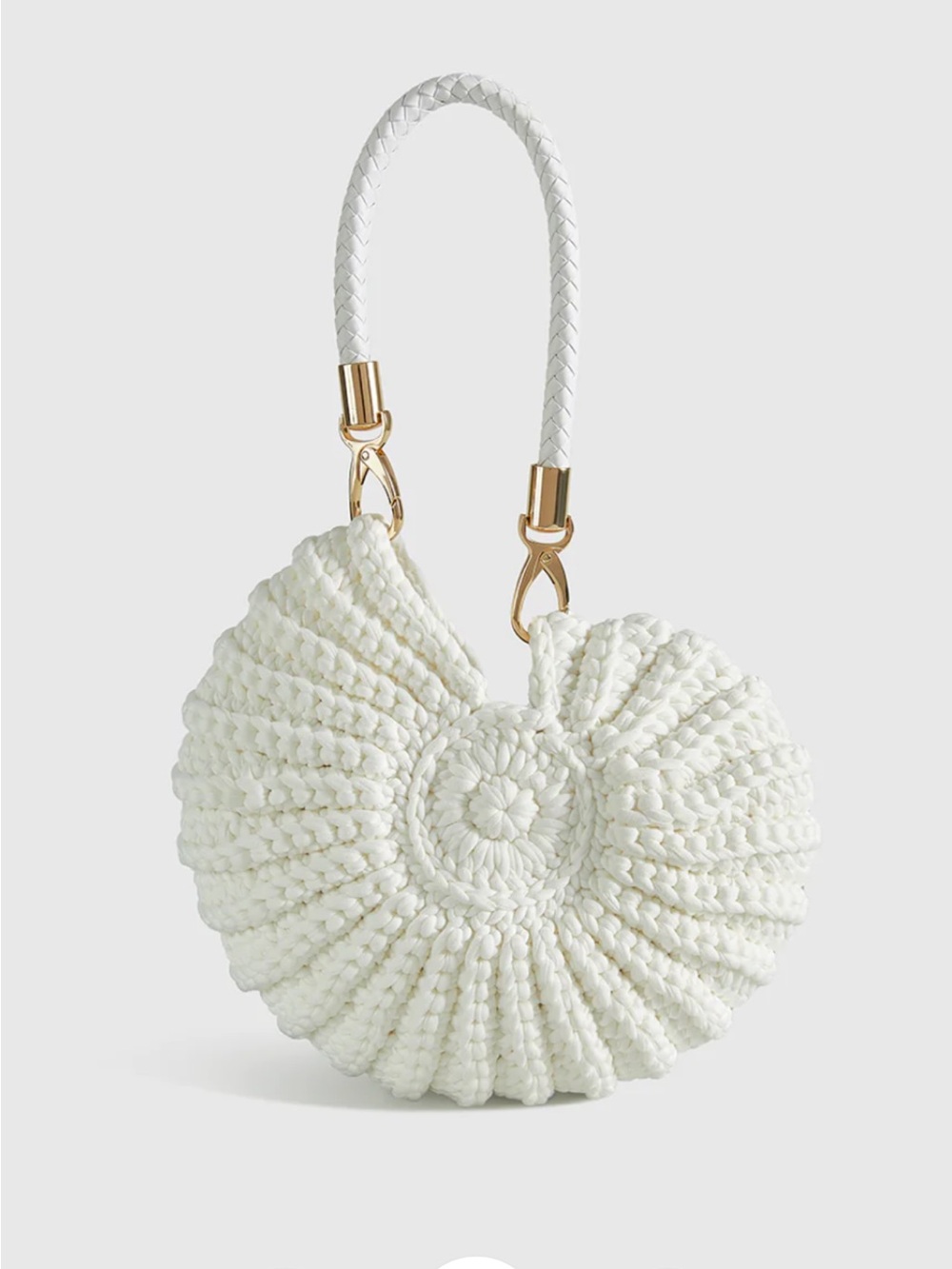 Commense Crochet Spiral Wristlet Bag NWT